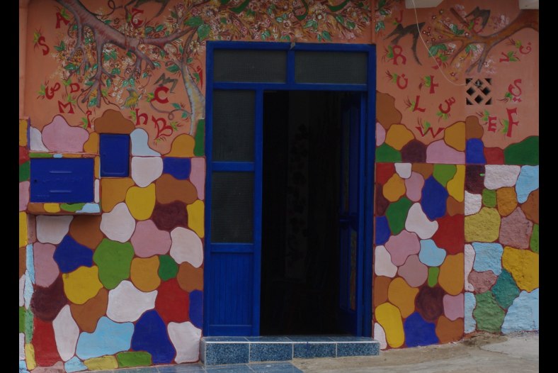 façade à Sidi Ifni